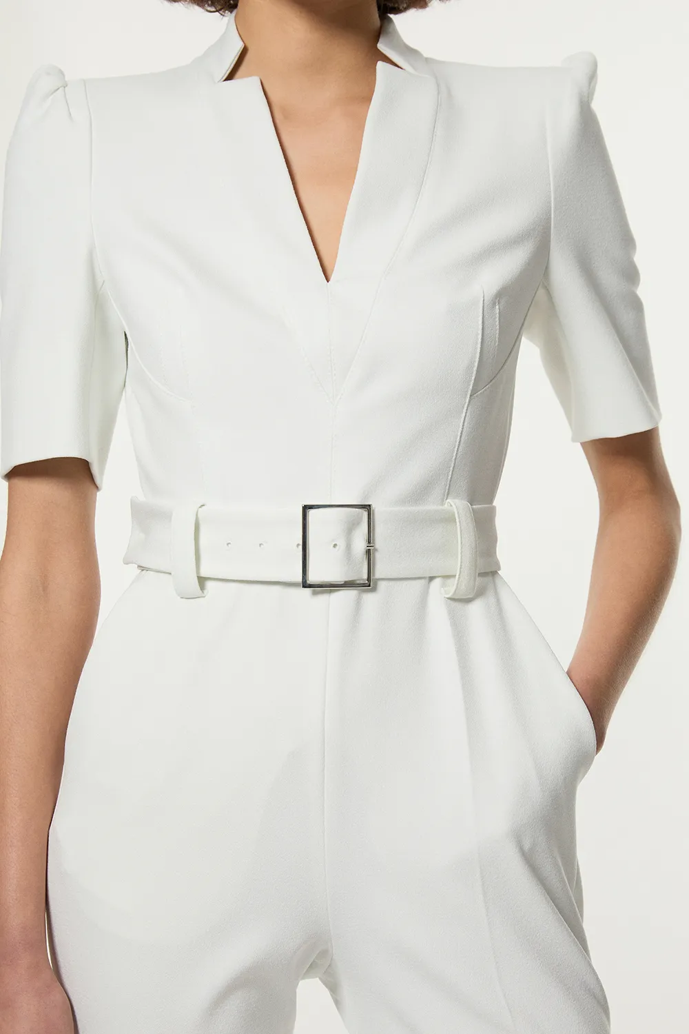 Forever Self Belted Jumpsuit BKK23129