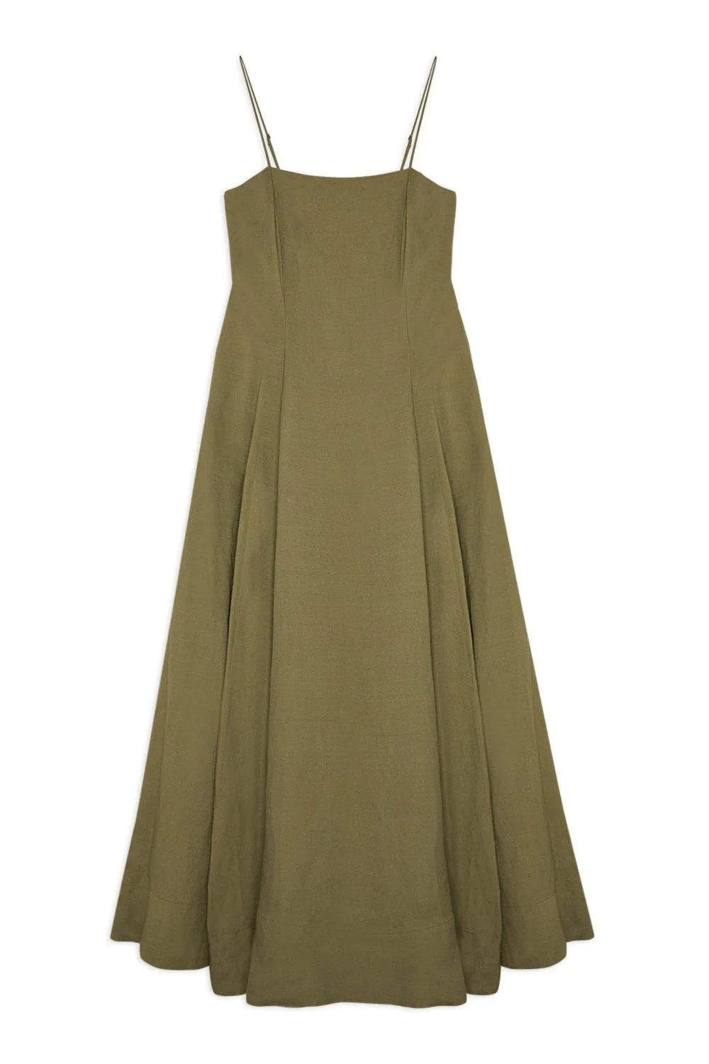 Lydia Millen Linen Woven Strappy Maxi Dress BKK18469