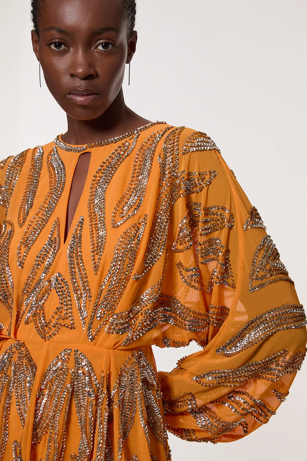 Petite Kimono Sleeve Embellished Mini Dress BKK23416 3 Petite Kimono Sleeve Embellished Mini Dress BKK23416