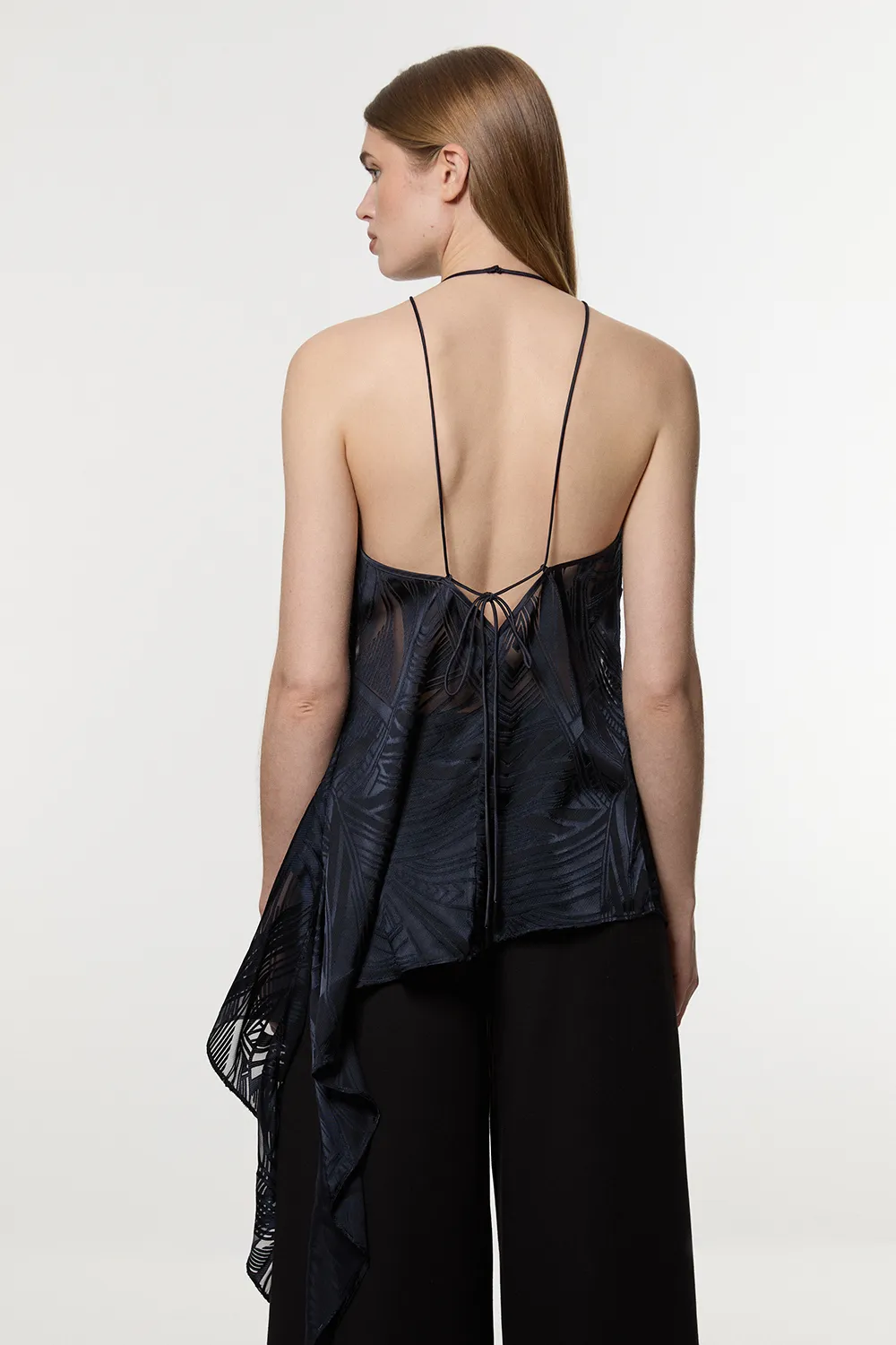 Amelia Graham Burnout Halter Neck Asymmetric Tunic BKK23560 5 Amelia Graham Burnout Halter Neck Asymmetric Tunic BKK23560