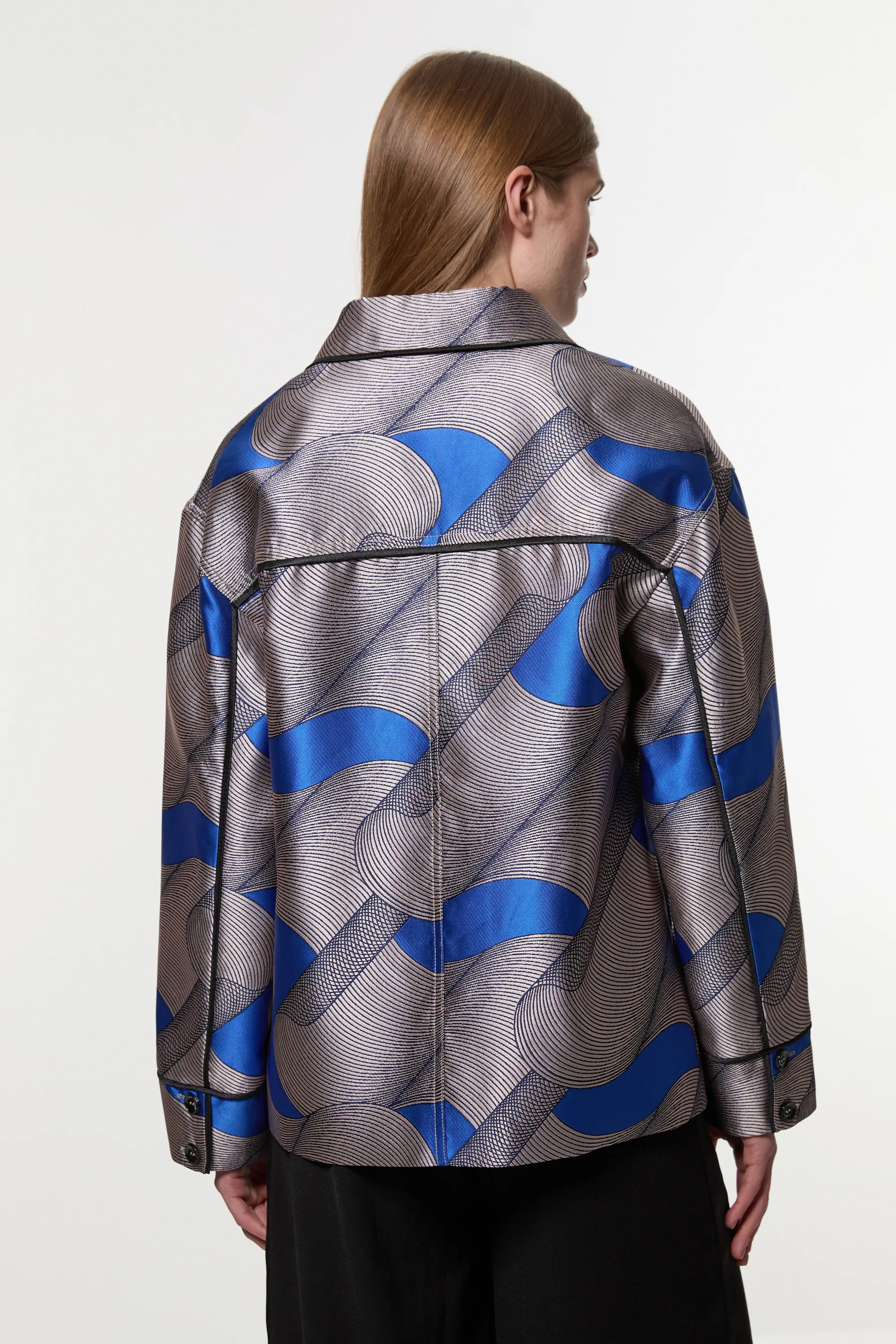 Amelia Graham Petite Printed Tailored Jacket BKK23574 4 Amelia Graham Petite Printed Tailored Jacket BKK23574