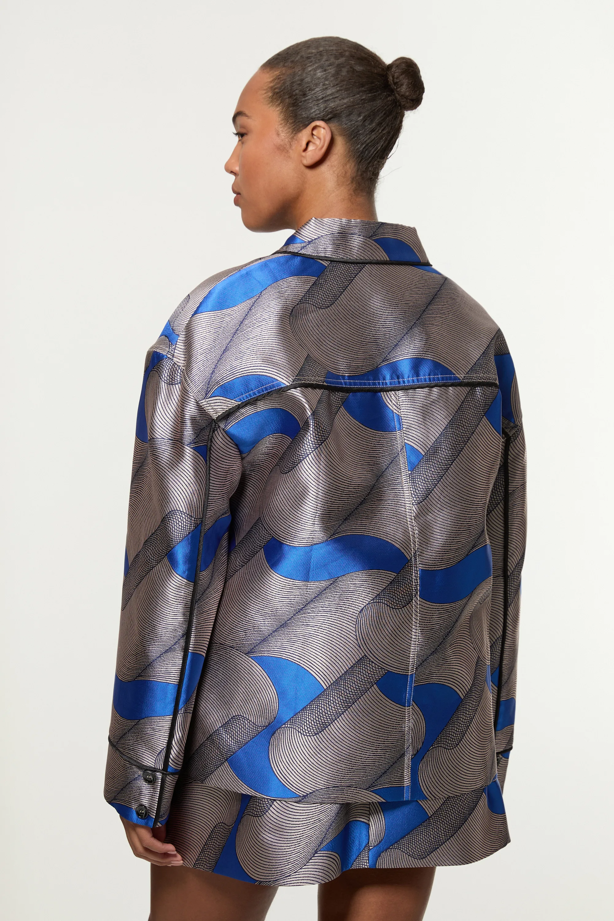 Amelia Graham Plus Size Printed Tailored Jacket BKK23710 5 Amelia Graham Plus Size Printed Tailored Jacket BKK23710