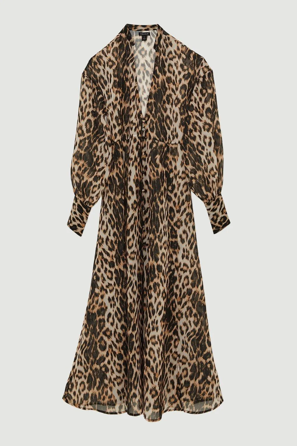 Printed Viscose Maxi Beach Dress BKK19230