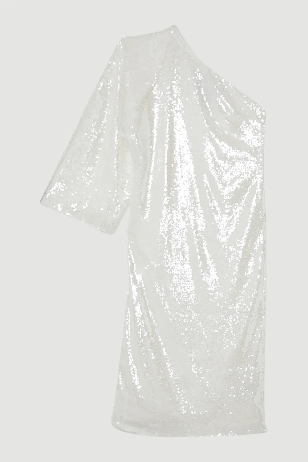 Liquid Shine One Shoulder Woven Sequin Dress BKK23793 4 Liquid Shine One Shoulder Woven Sequin Dress BKK23793