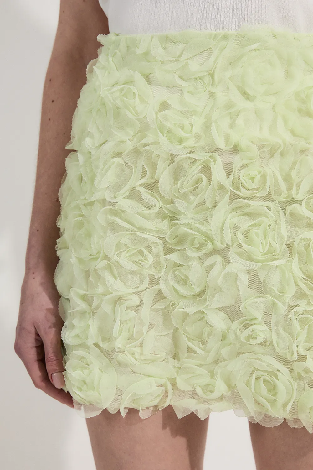 Rosette Texture Woven Mini Skirt BKK23796 5 Rosette Texture Woven Mini Skirt BKK23796