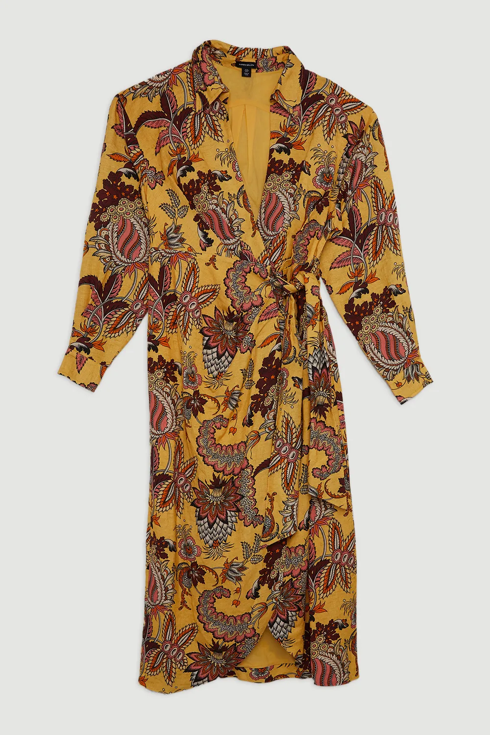 Petite Viscose Linen Woven Shirt Midi Dress BKK19416 4 Petite Viscose Linen Woven Shirt Midi Dress BKK19416