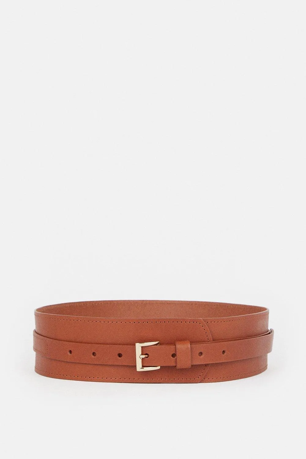 Leather Buckle Trim Belt BKK11719