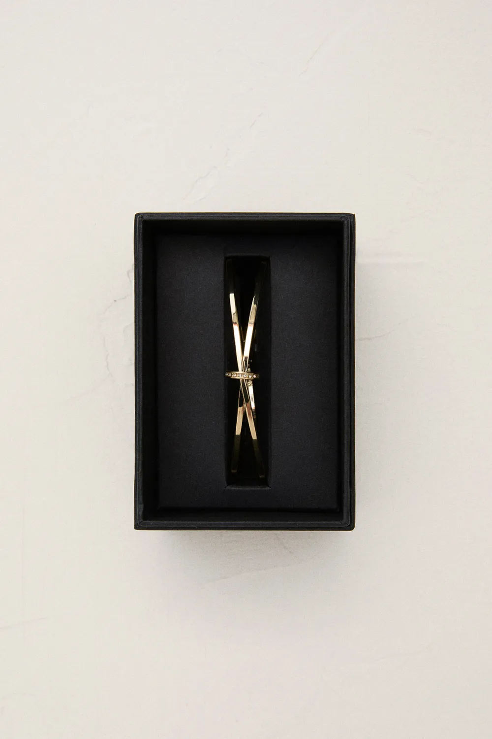 14kt Gold Plated Oval Pav茅 Chain Bangle BKK24064 4 14kt Gold Plated Oval Pav茅 Chain Bangle BKK24064