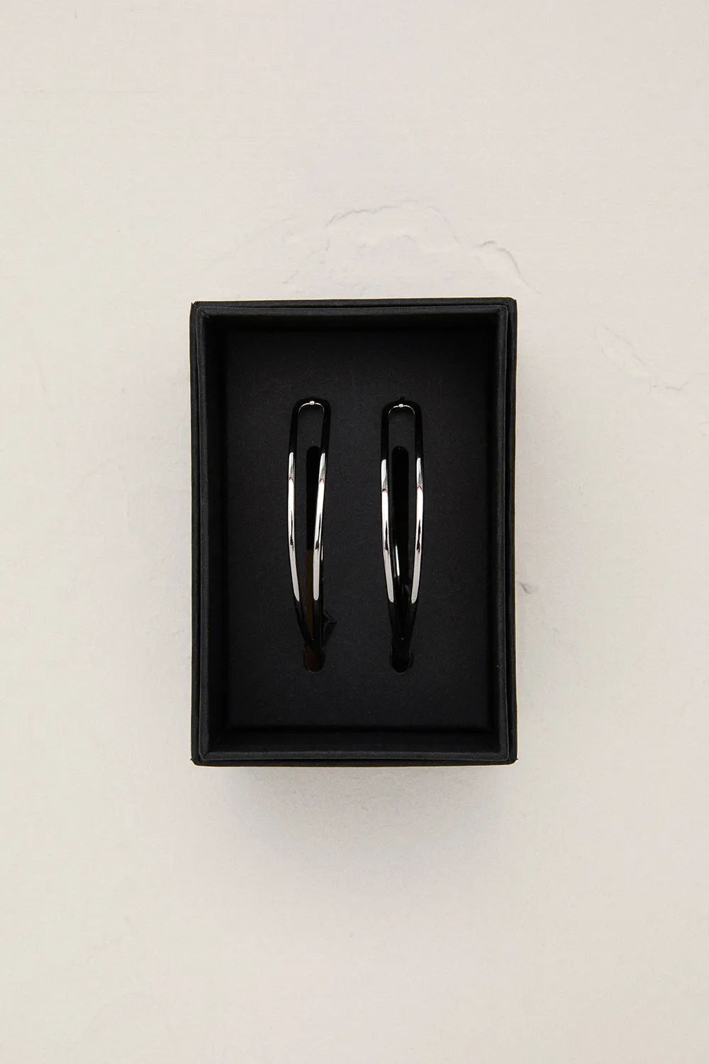 Silver Tone Criss Cross Hoop Earring BKK24079 4 Silver Tone Criss Cross Hoop Earring BKK24079