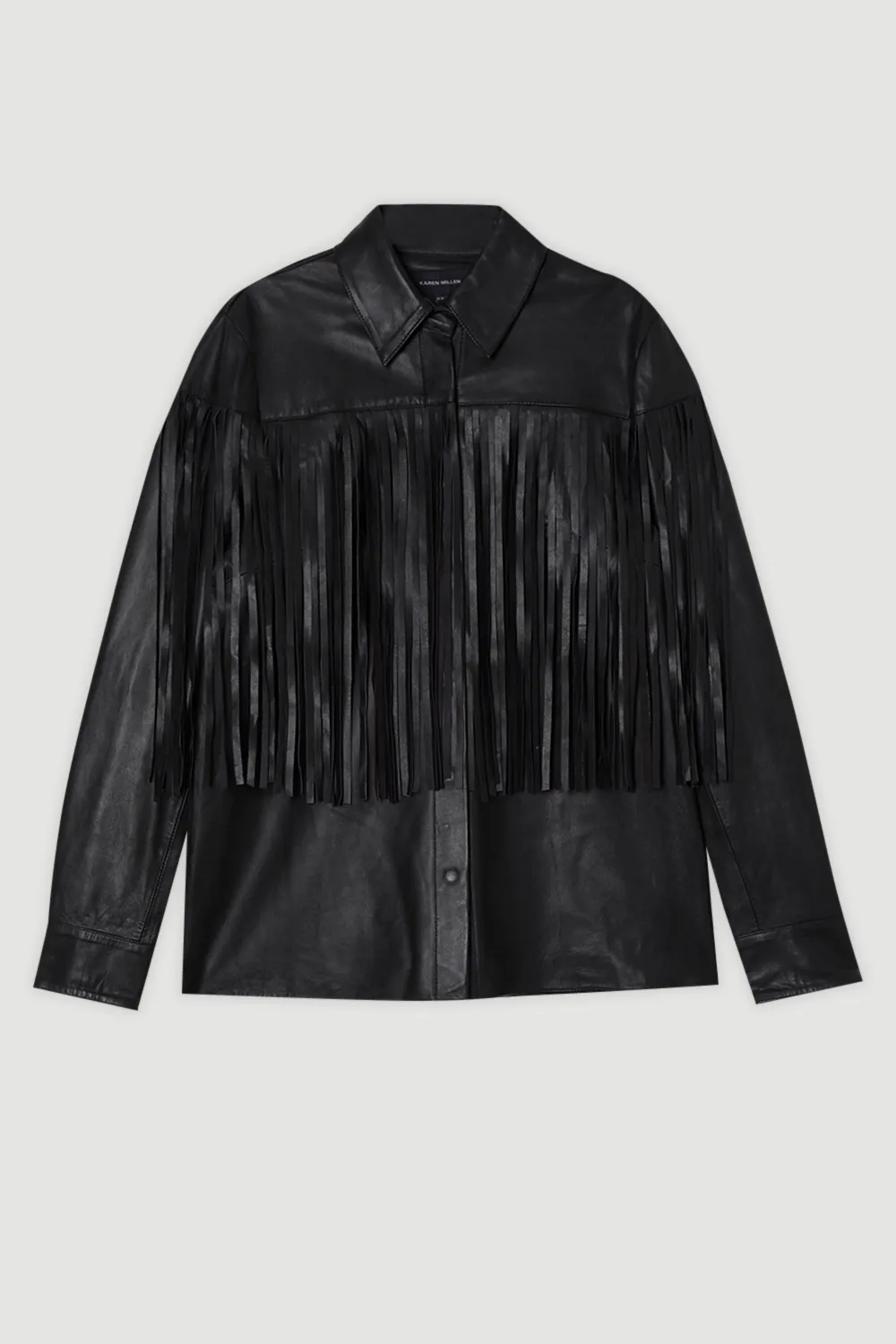 Leather Tassel Jacket BKK24214 4 Leather Tassel Jacket BKK24214