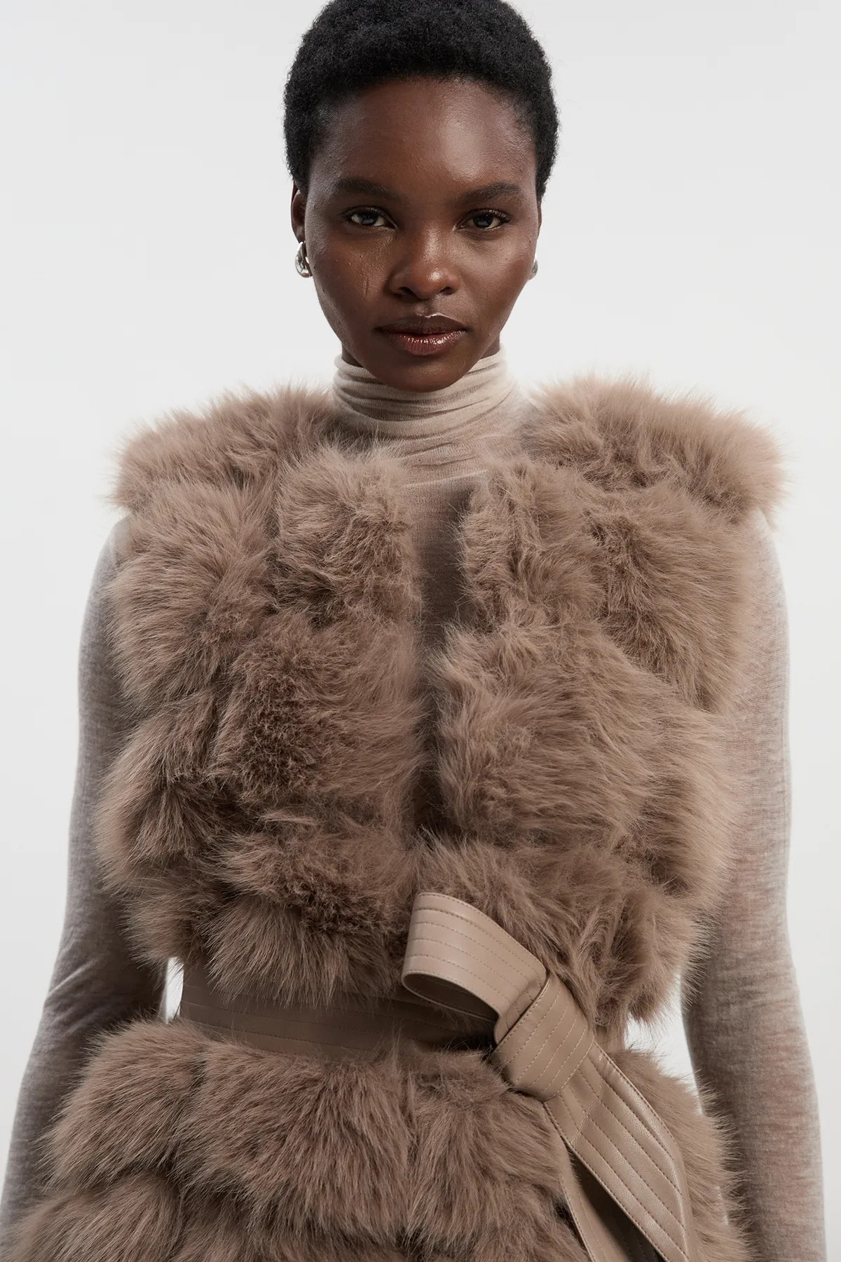 Petite Faux Fur Panelled Gilet BKK24418