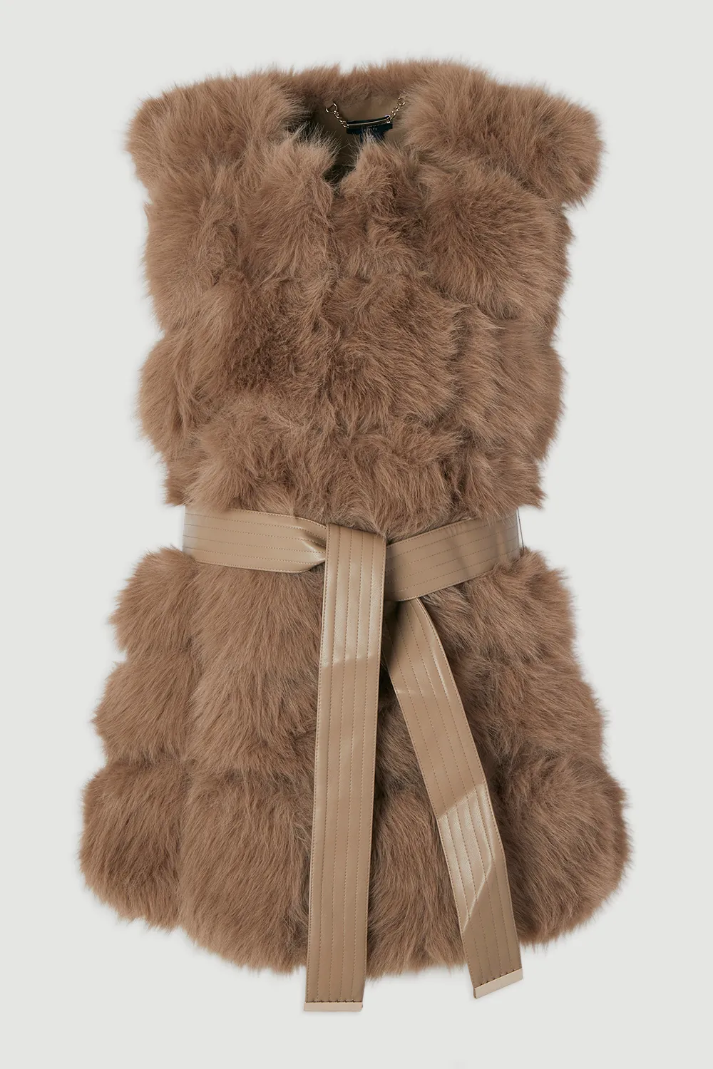 Petite Faux Fur Panelled Gilet BKK24418 4 Petite Faux Fur Panelled Gilet BKK24418