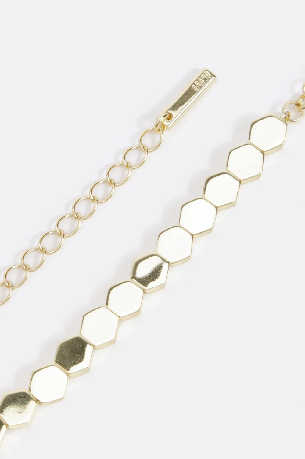 14kt Gold Plated Mosaic Bracelet BKK24746 3 14kt Gold Plated Mosaic Bracelet BKK24746