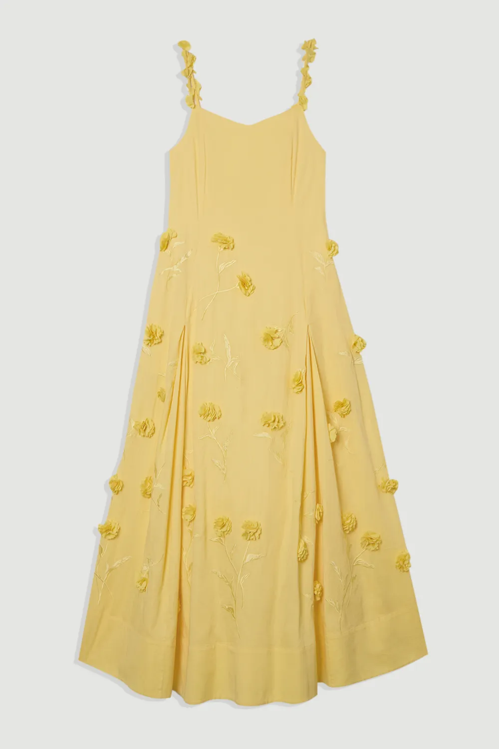 Cotton Applique Strappy Woven Maxi Dress BKK24985 4 Cotton Applique Strappy Woven Maxi Dress BKK24985