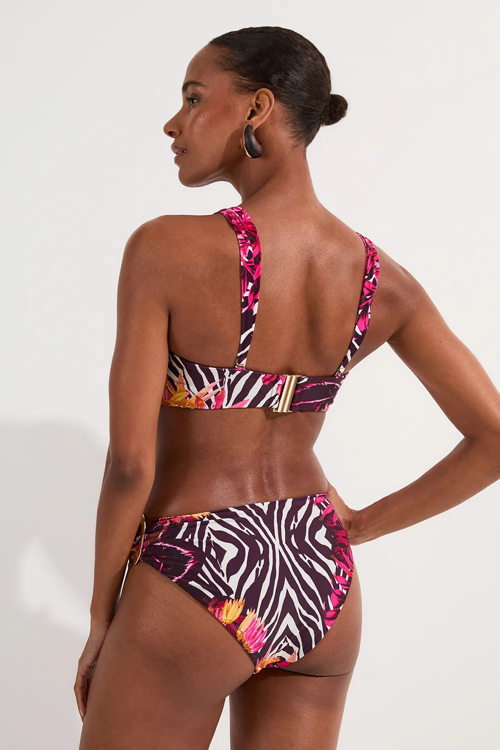 Slinky Bandeau Trim Detail Bikini Top BKK25044