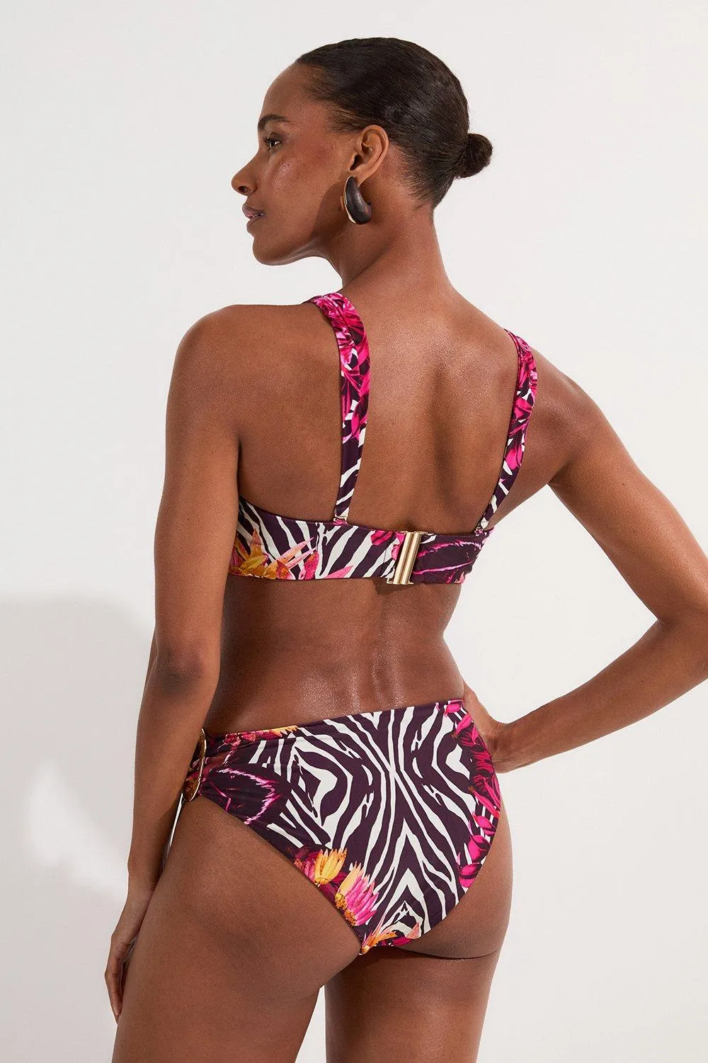 Slinky Bandeau Trim Detail Bikini Top BKK25044