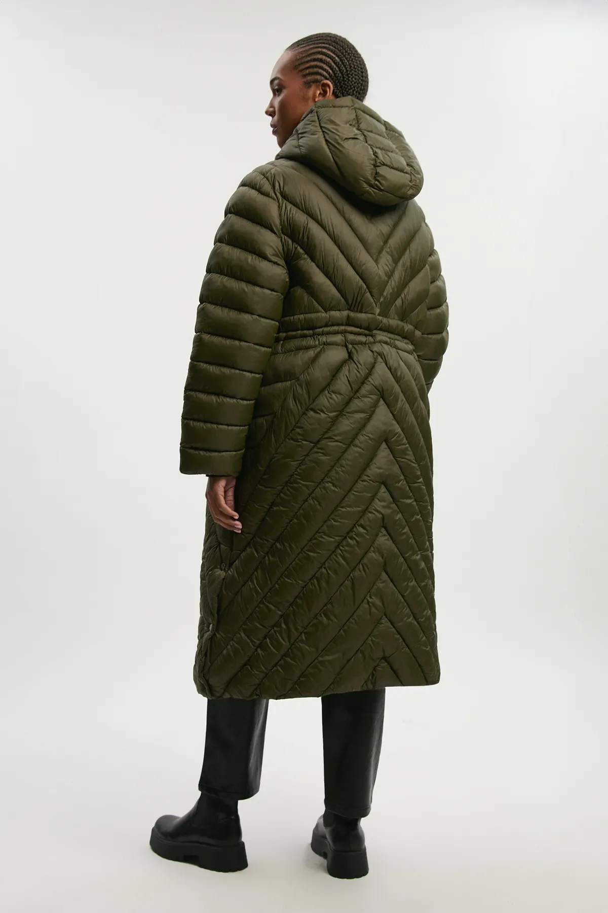 Plus Size Lightweight Knee Length Packable Coat BKK25084 6 Plus Size Lightweight Knee Length Packable Coat BKK25084