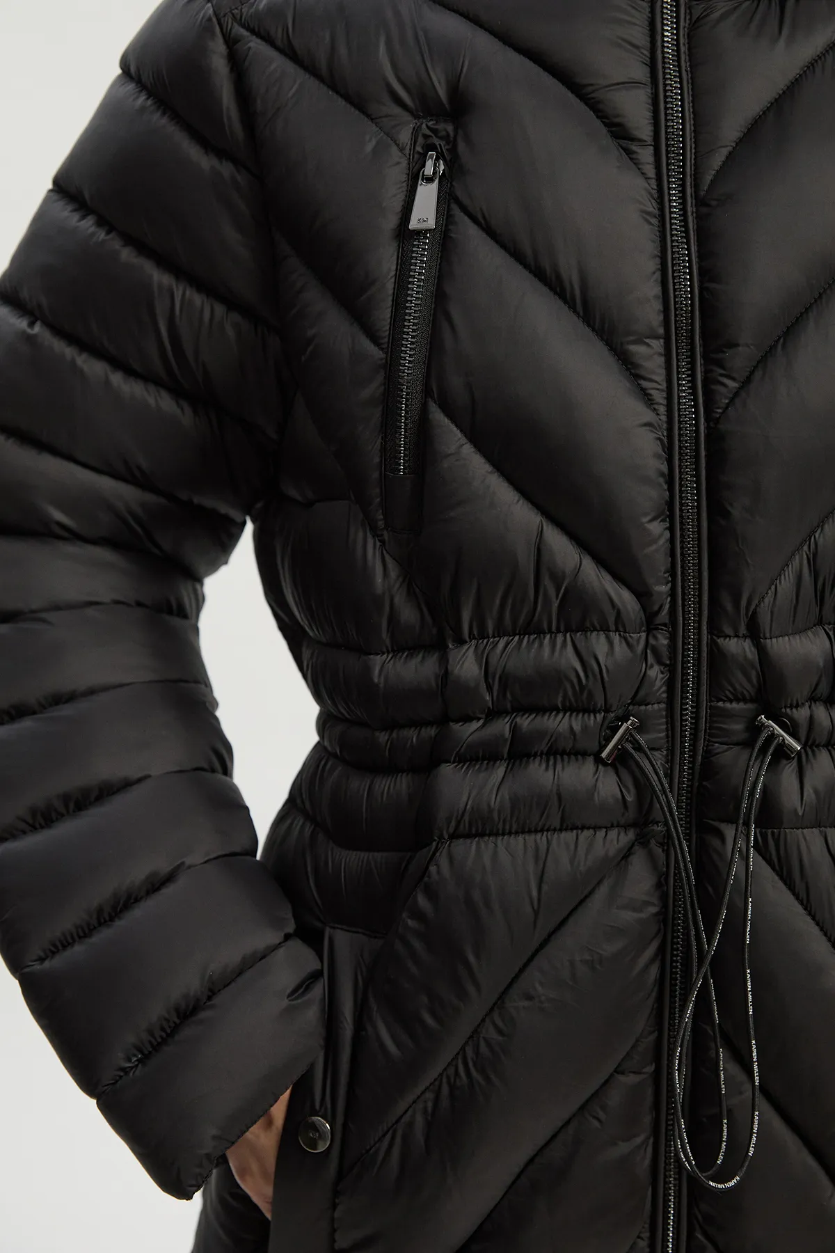 Petite Lightweight Packable Maxi Coat BKK25090