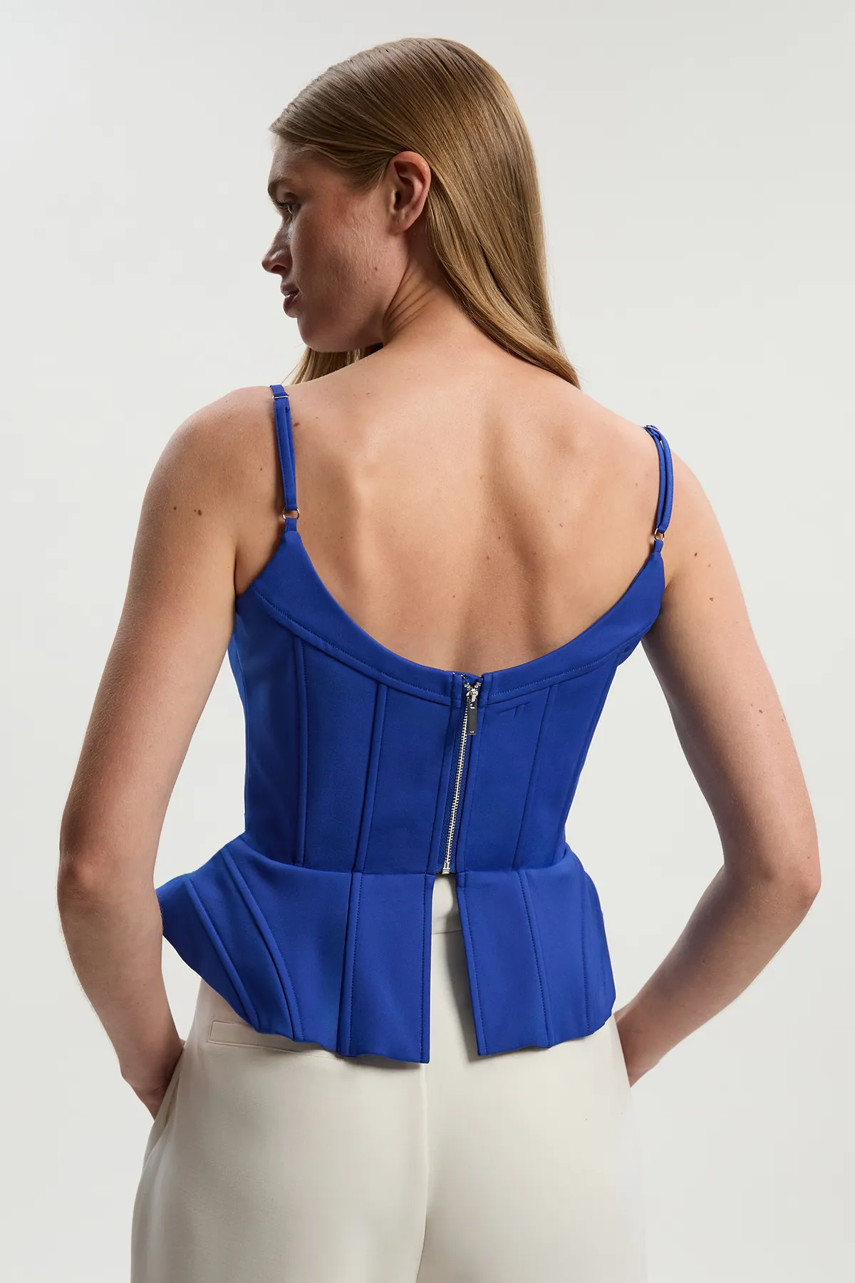 Tailored Scuba Corset Bustier Top BKK25093 5 Tailored Scuba Corset Bustier Top BKK25093