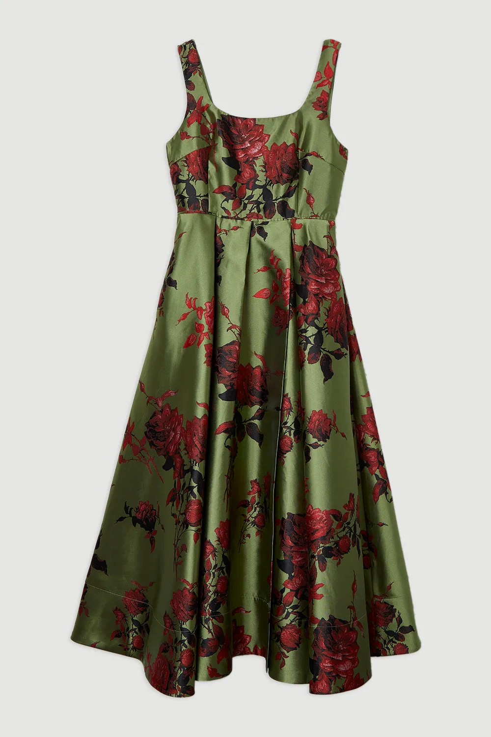 Lydia Millen Floral Jacquard Corseted Woven Maxi Dress BKK25370 4 Lydia Millen Floral Jacquard Corseted Woven Maxi Dress BKK25370