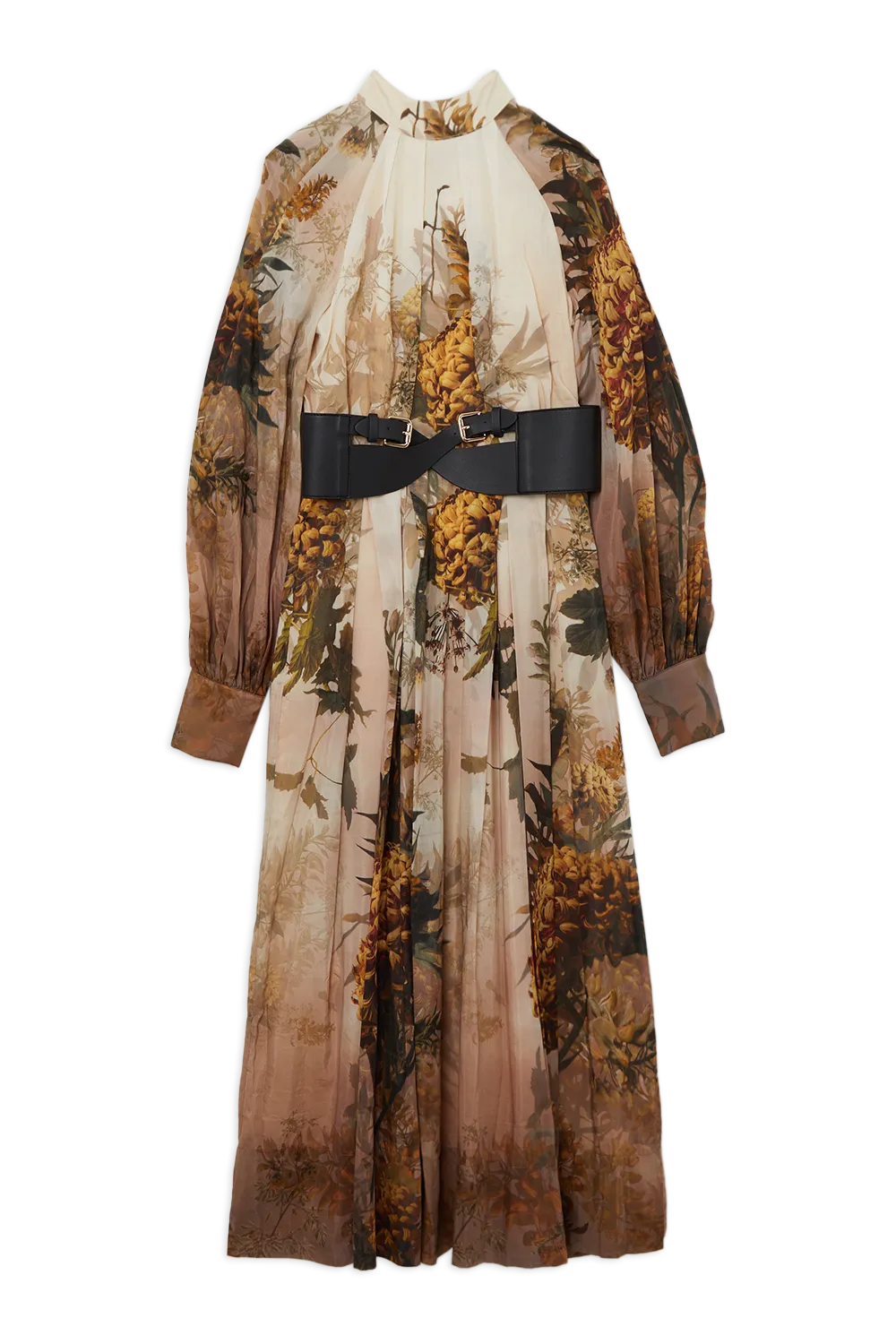 Lydia Millen Tall Silk Cotton Border Print Belted Maxi Dress BKK20839 4 Lydia Millen Tall Silk Cotton Border Print Belted Maxi Dress BKK20839