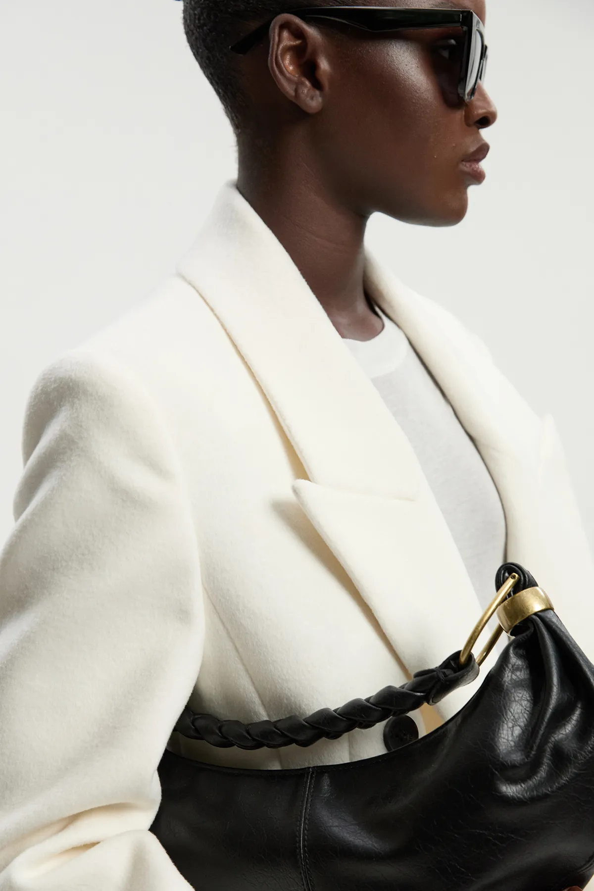 Brushed Wool Oversized Double Breasted Tailored Maxi Coat BKK25585 3 Brushed Wool Oversized Double Breasted Tailored Maxi Coat BKK25585