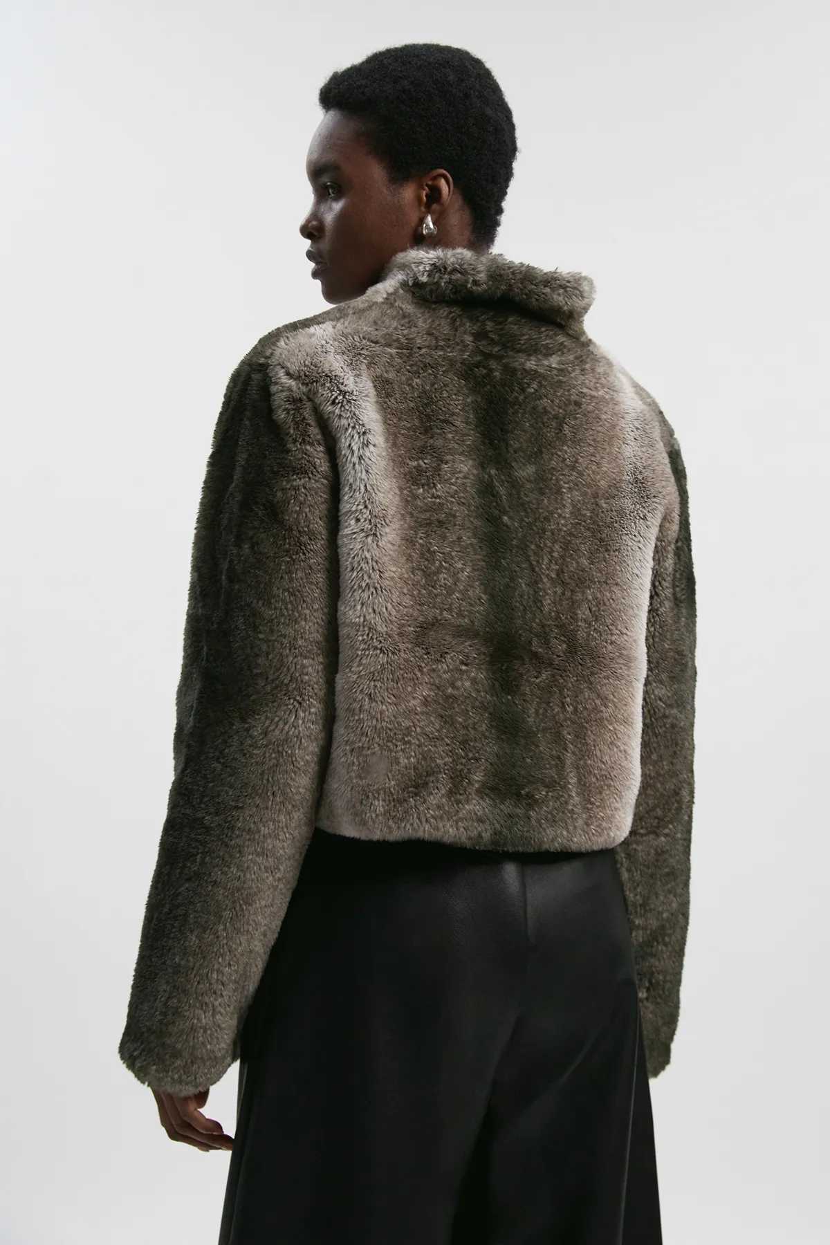 Faux Fur Short Coat BKK25604 4 Faux Fur Short Coat BKK25604